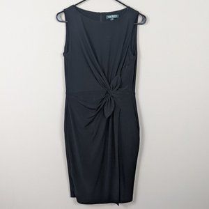 Lauren Ralph Lauren Sleeveless Faux Wrap Dress